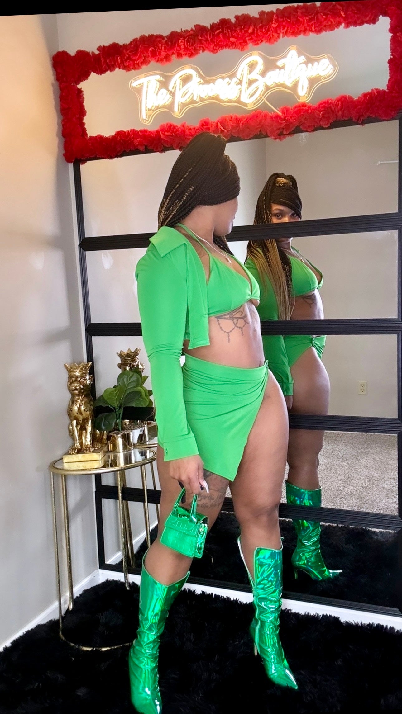 Baddie 3pcs green set